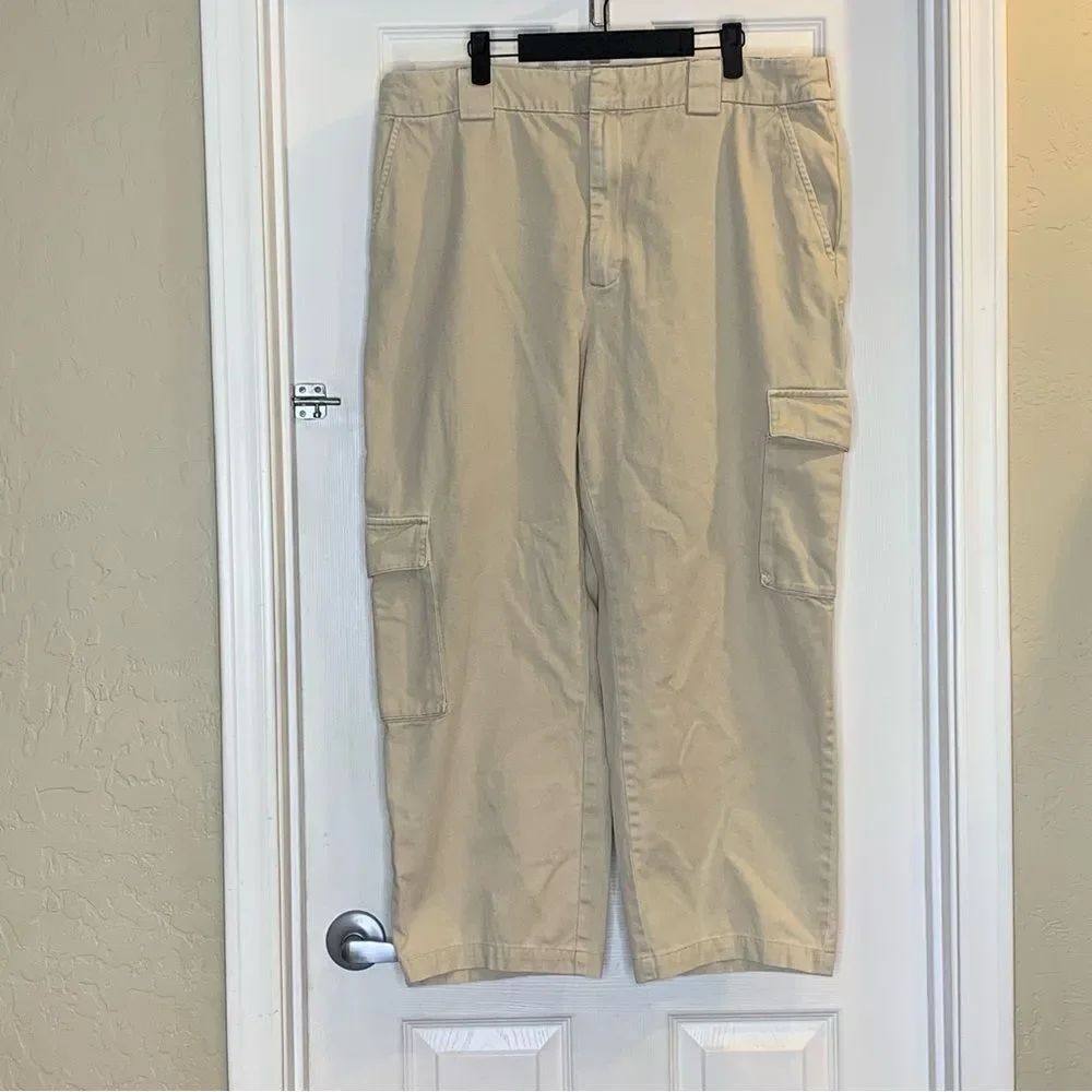 Aritzia TNA Troop Cargo Pant 100% Cotton Tan Size 2XL
